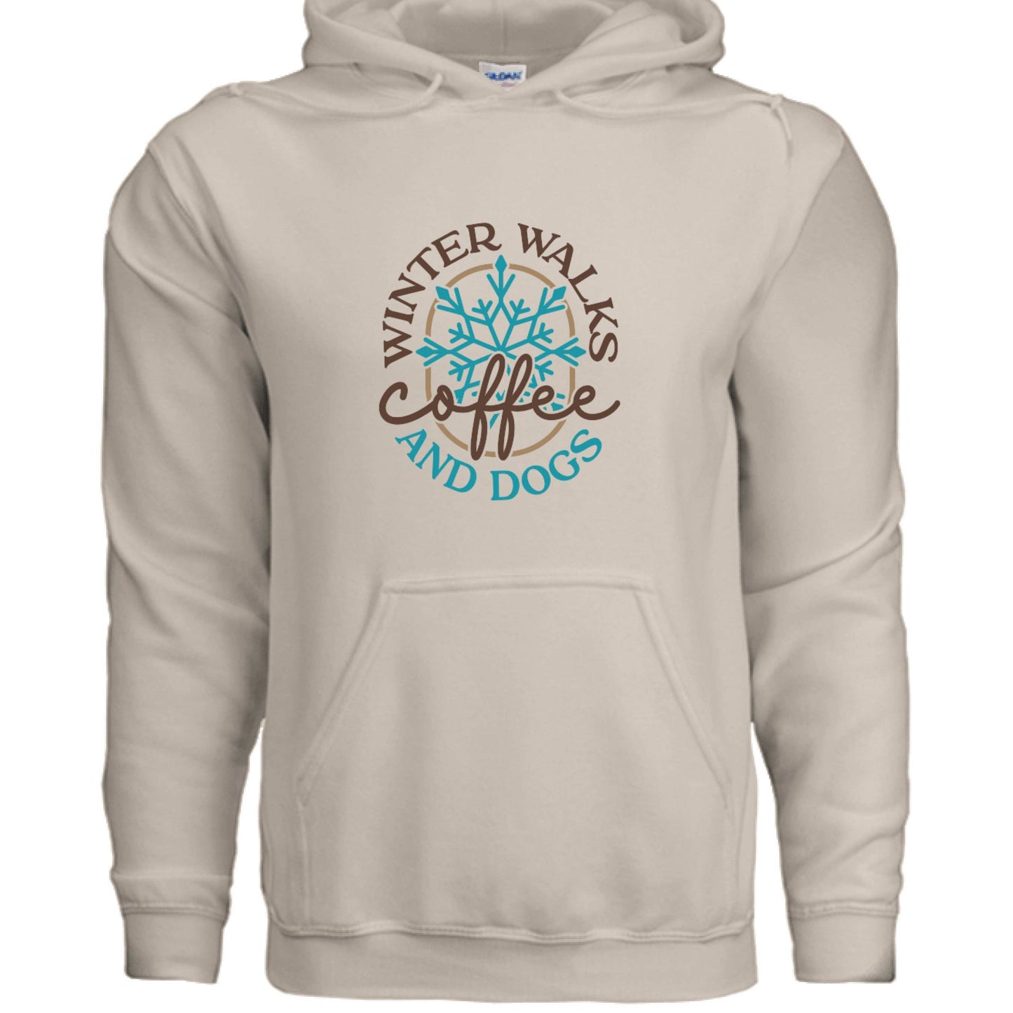 Winter Walk Coffee Hoodie Sweatshirt - Cozy Coffee Lover - Purrfect Pet Haven