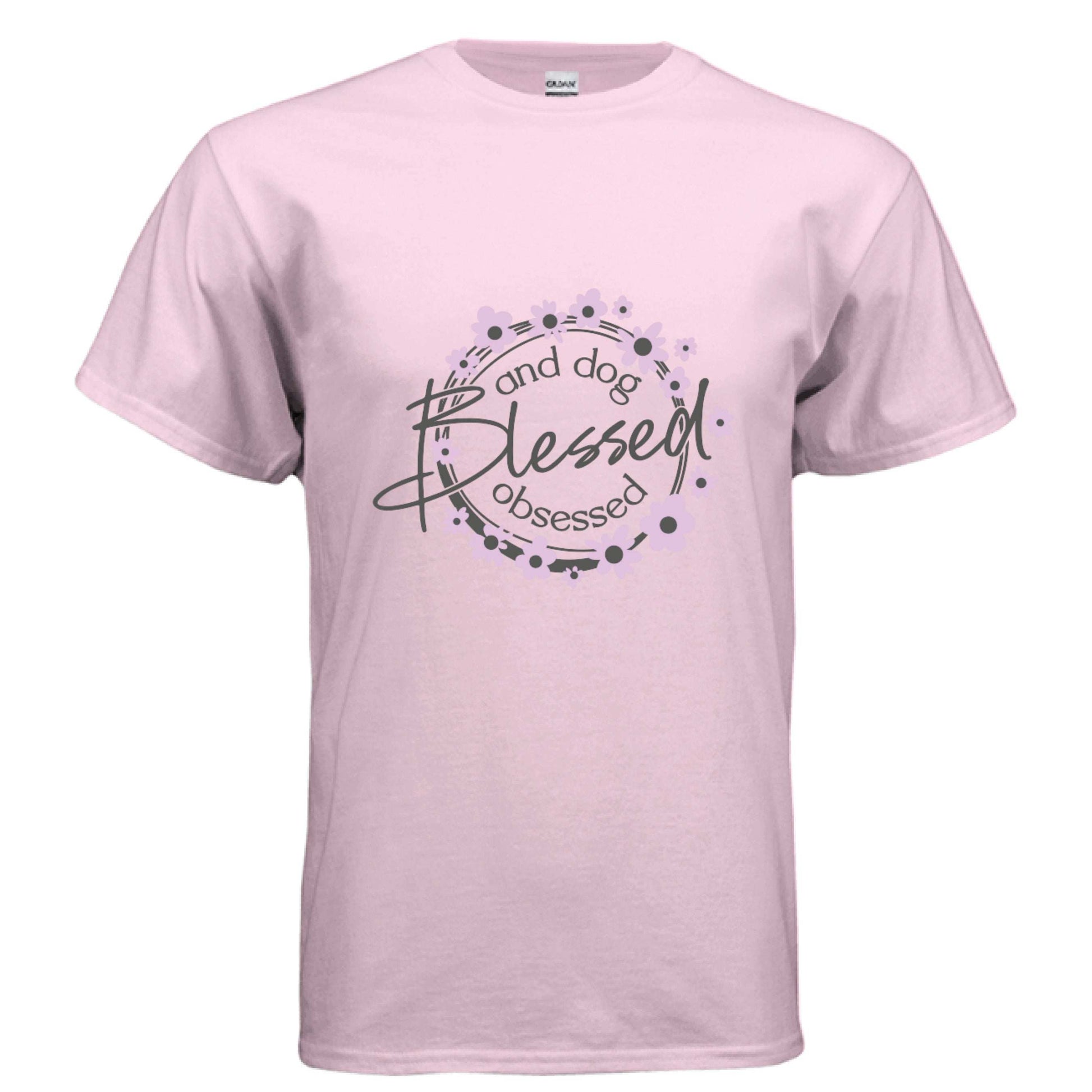 Blessed Dog Obsessed T-Shirt - Proud Dog Parent Lifestyle - Purrfect Pet Haven