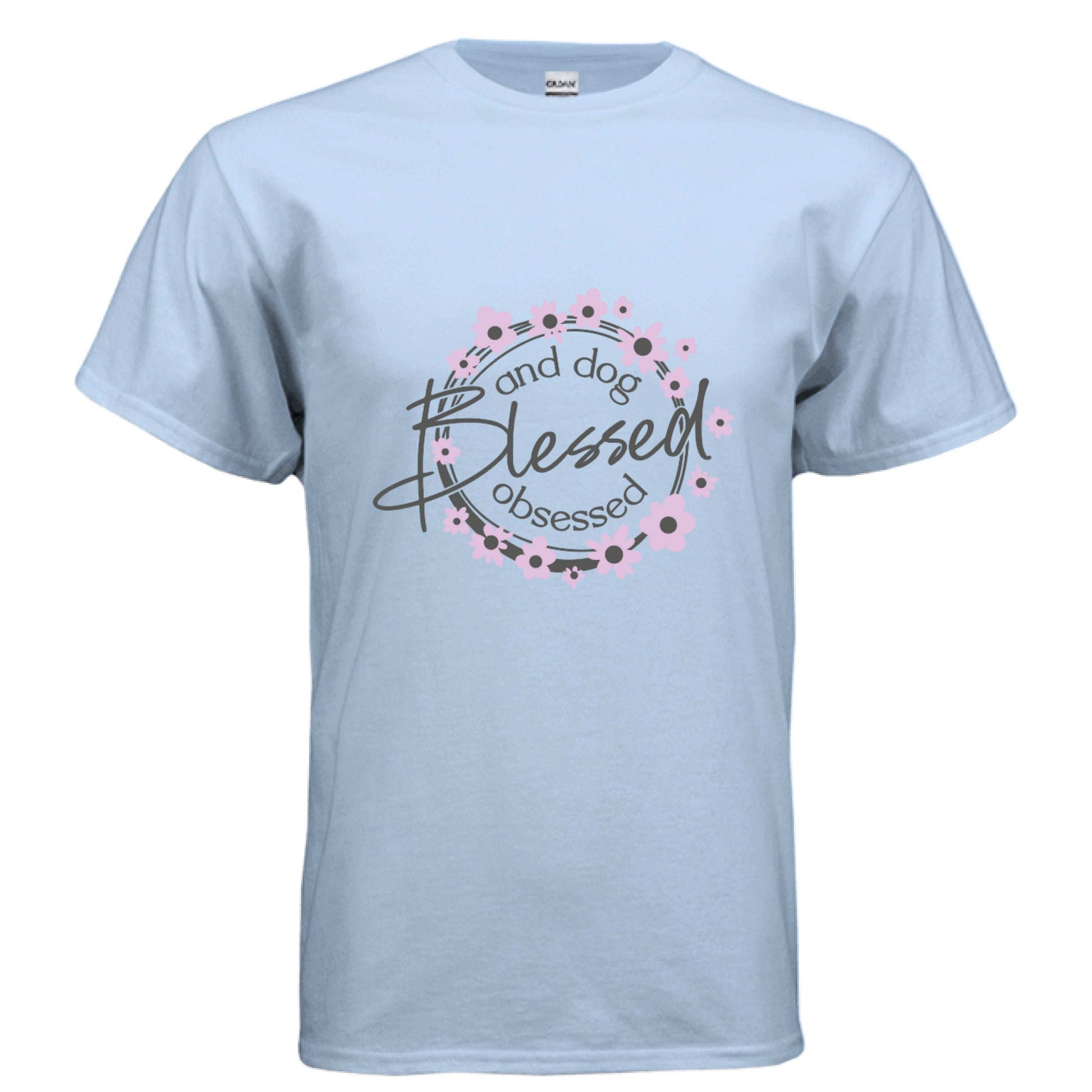Blessed Dog Obsessed T-Shirt - Proud Dog Parent Lifestyle - Purrfect Pet Haven