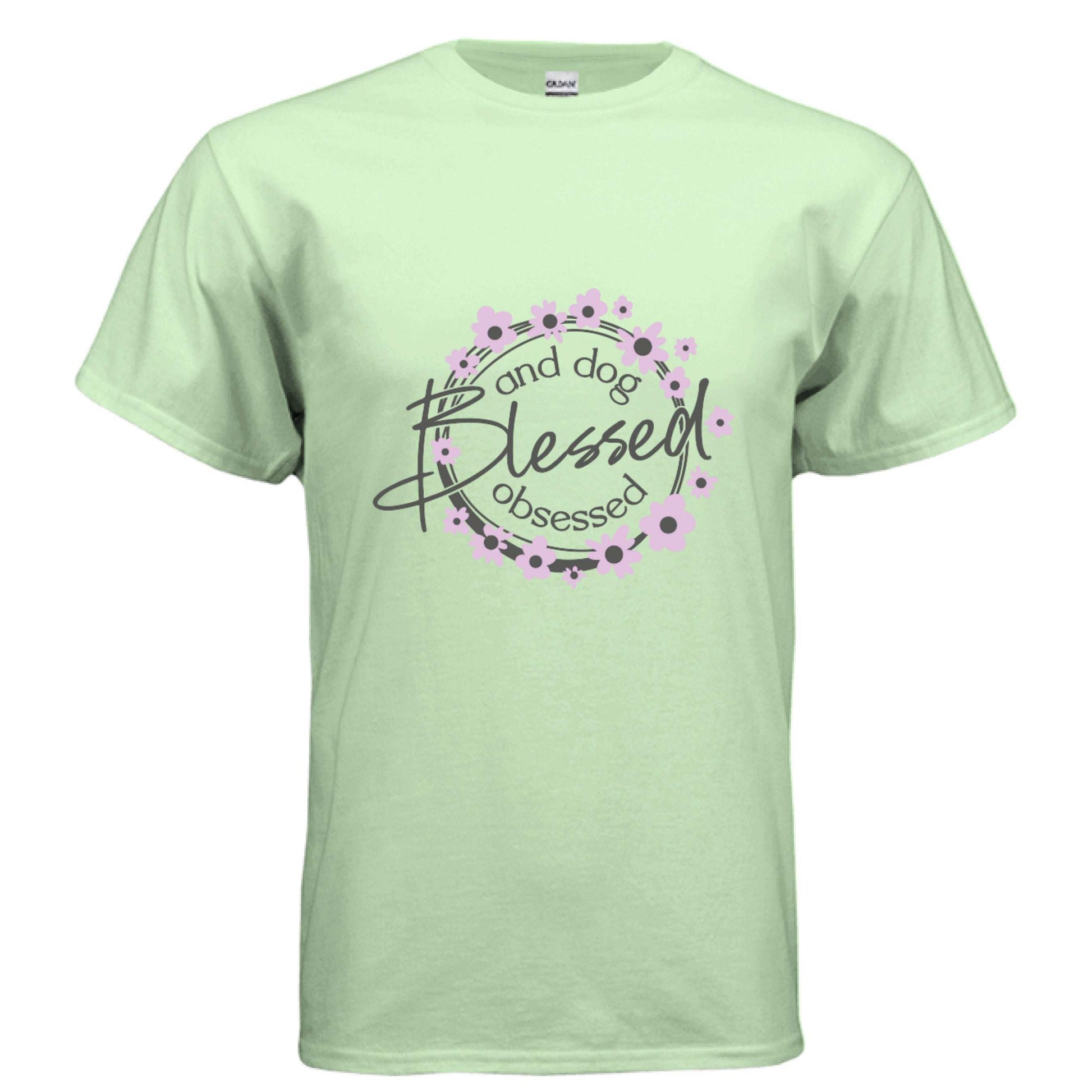 Blessed Dog Obsessed T-Shirt - Proud Dog Parent Lifestyle - Purrfect Pet Haven