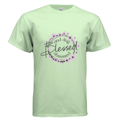 Blessed Dog Obsessed T-Shirt - Proud Dog Parent Lifestyle - Purrfect Pet Haven
