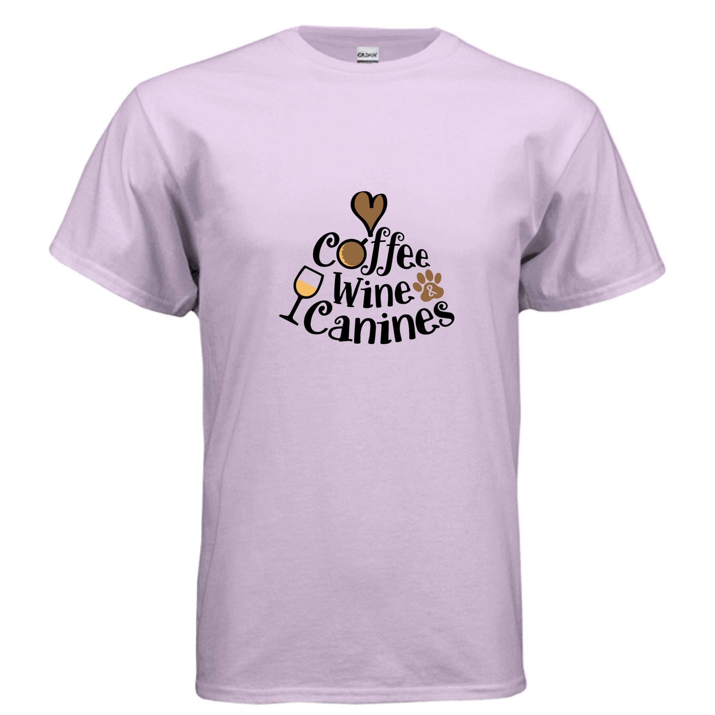 Love Coffee Wine Canines T-Shirt - Dog Parent Lifestyle - Purrfect Pet Haven