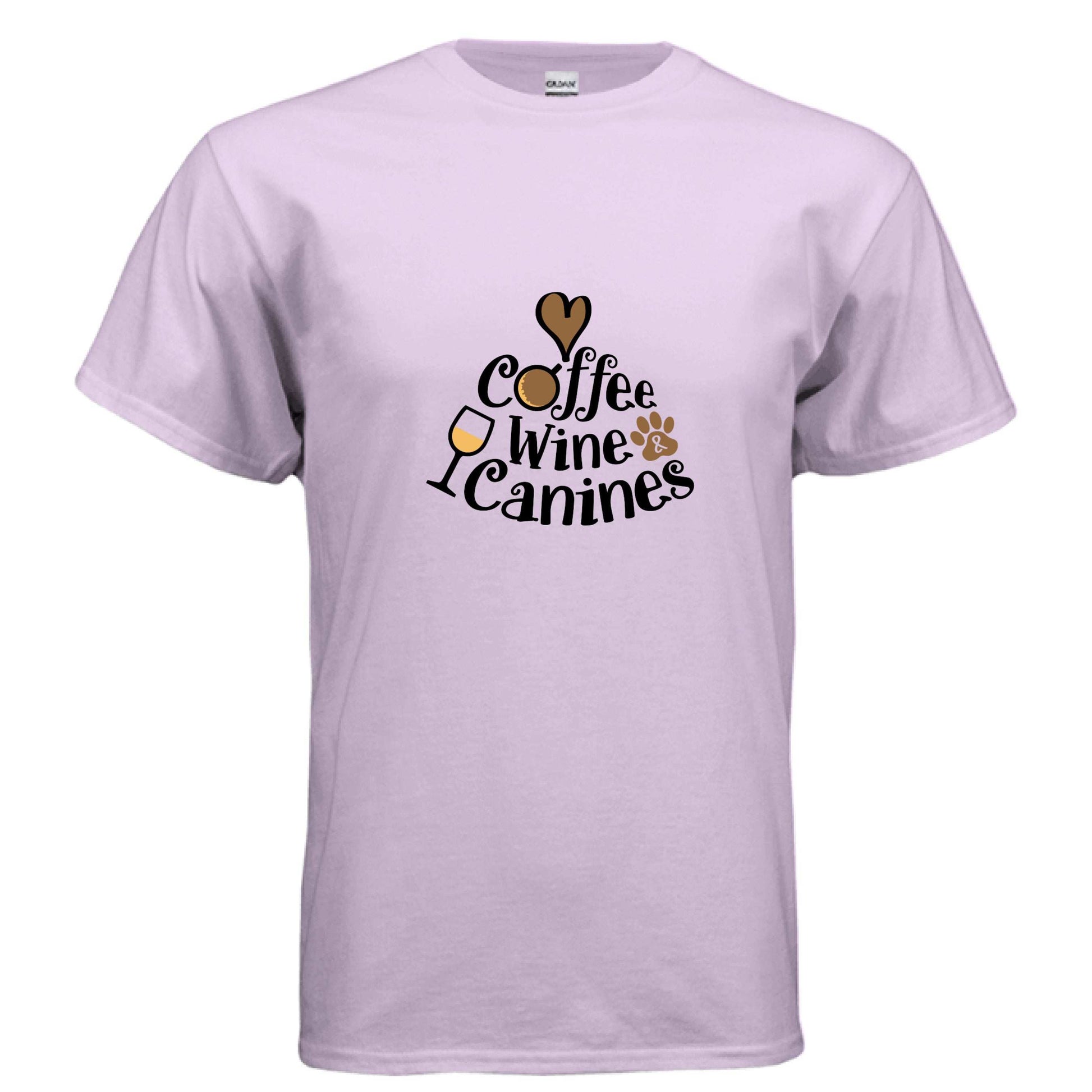 Love Coffee Wine Canines T-Shirt - Dog Parent Lifestyle - Purrfect Pet Haven