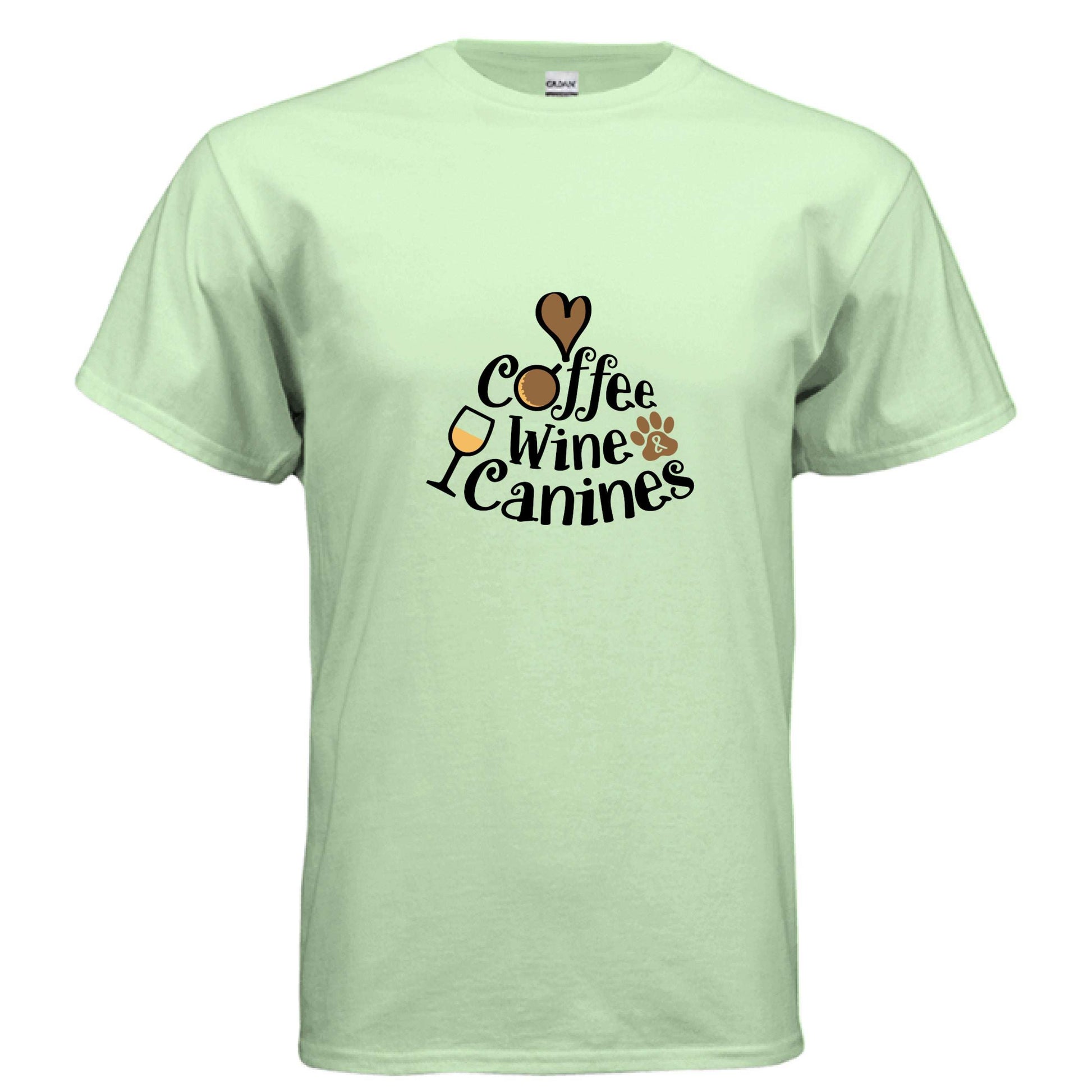Love Coffee Wine Canines T-Shirt - Dog Parent Lifestyle - Purrfect Pet Haven