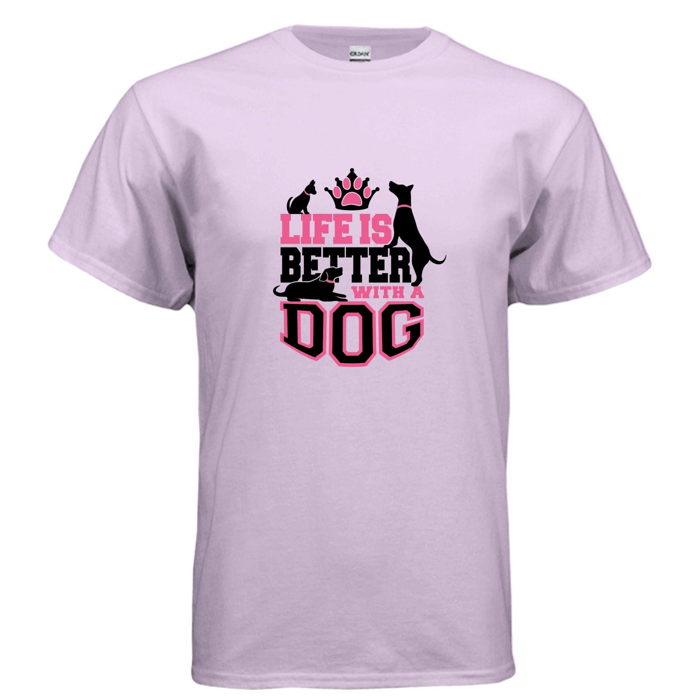 Life is Better With a Dog T-Shirt - Dog Parent Lifestyle - Purrfect Pet Haven