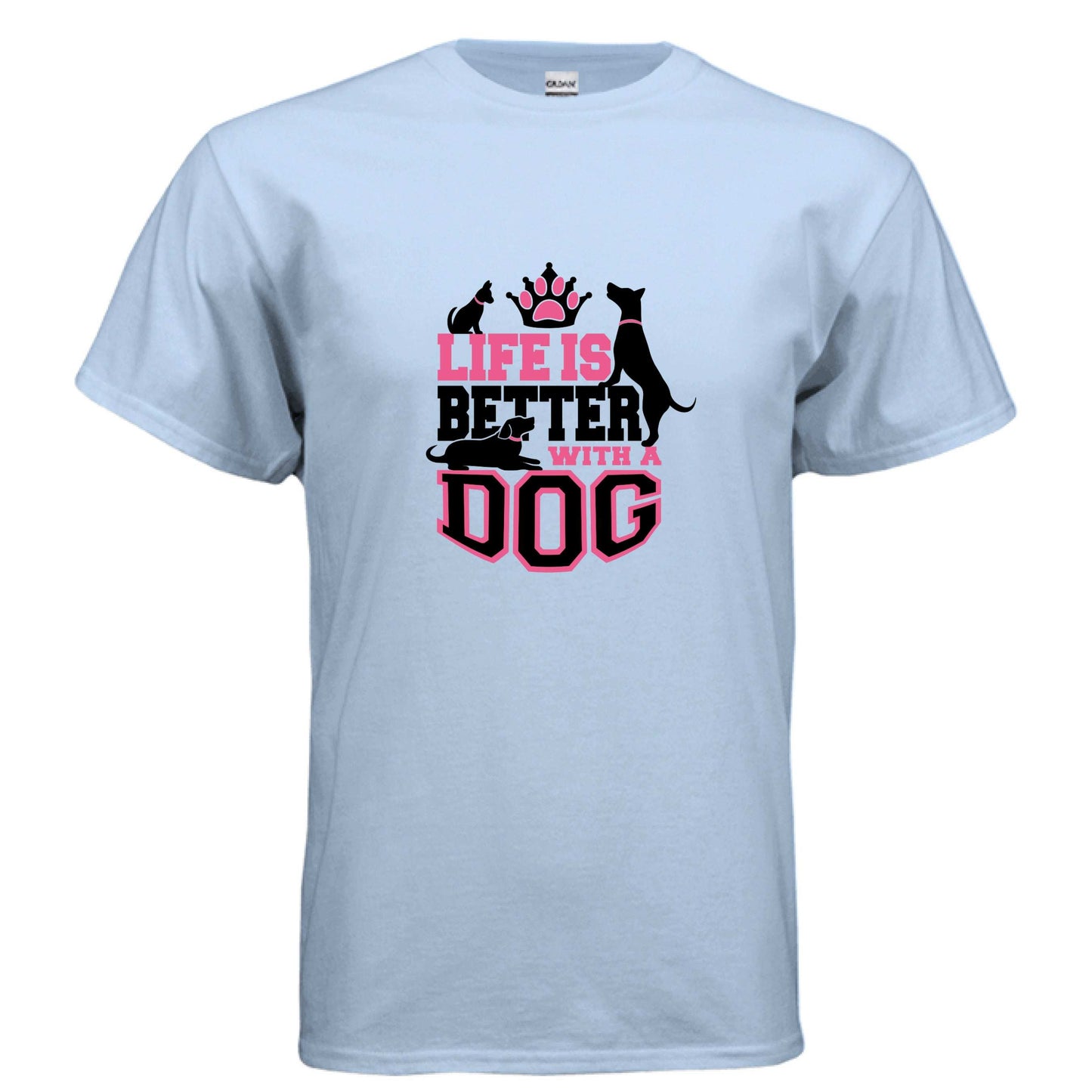 Life is Better With a Dog T-Shirt - Dog Parent Lifestyle - Purrfect Pet Haven