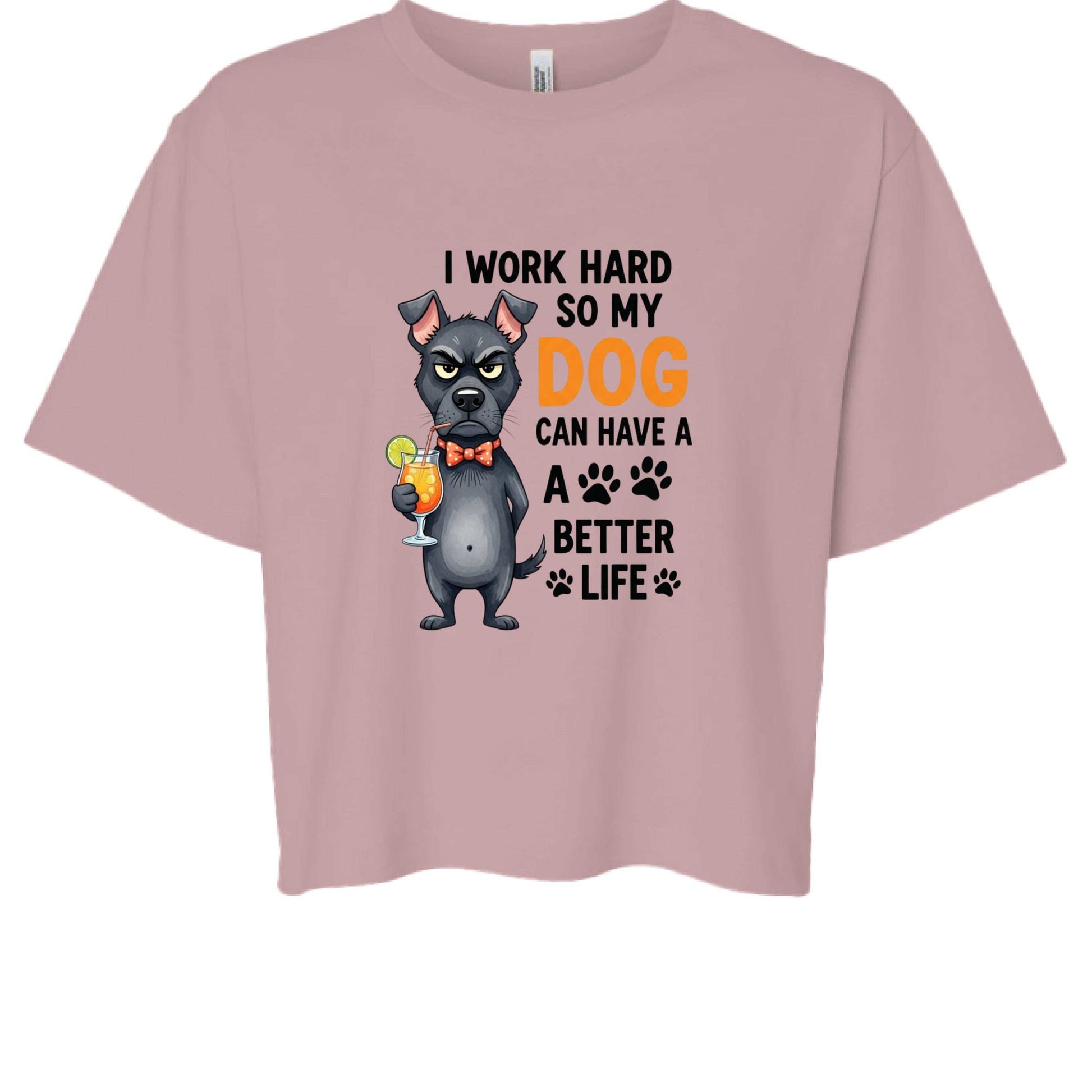 Work Hard for My Dog Tee - Funny Pet Parent T-Shirt - Purrfect Pet Haven