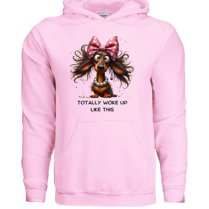 Funny Dog Hoodie - Woke Up Like This Sweatshirt - Purrfect Pet Haven