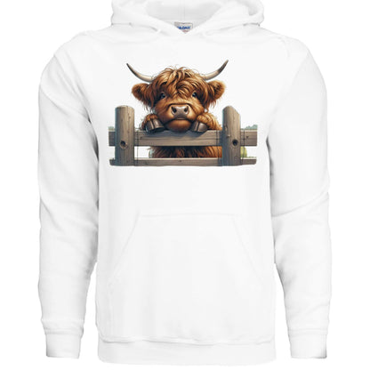 Highland Cow Hoodie with Fluffy Design for Farm Lovers - Purrfect Pet Haven