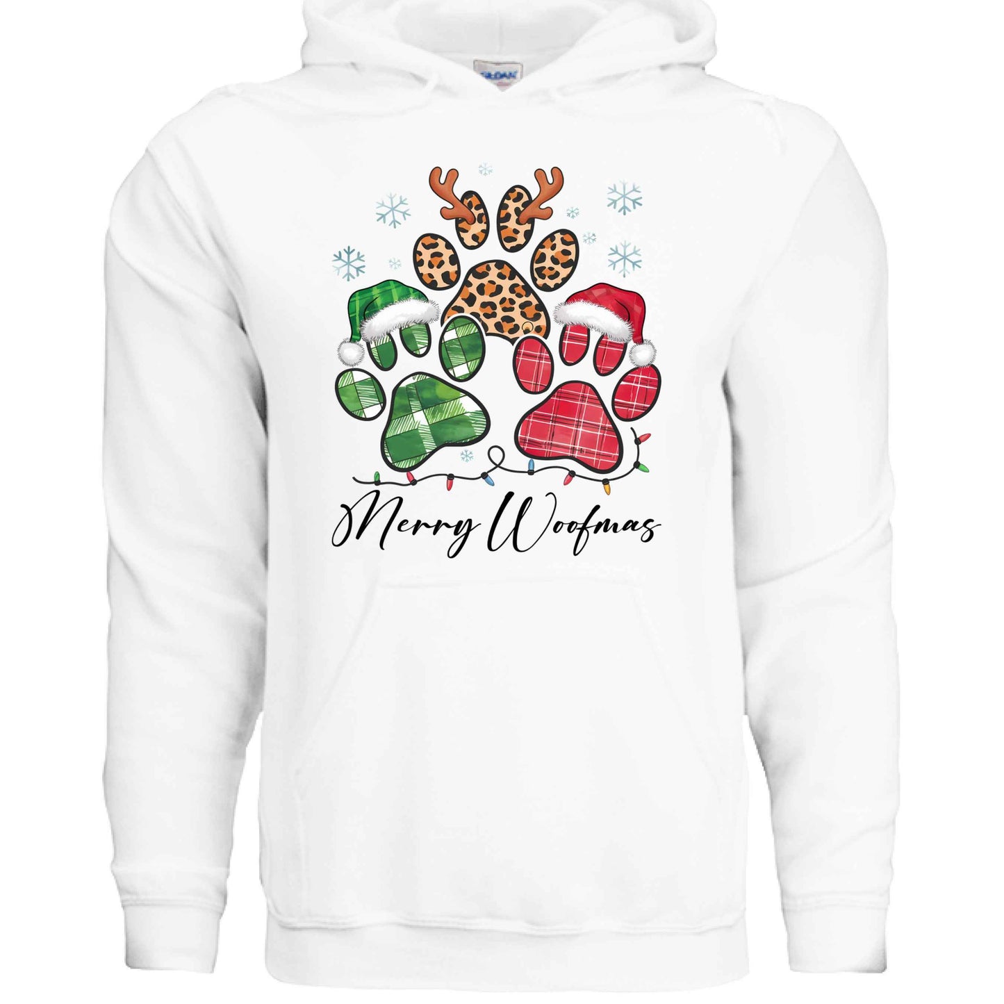 Merry Woofmas Holiday Hoodie for Dog Lovers - Festive Cozy Gift - Purrfect Pet Haven