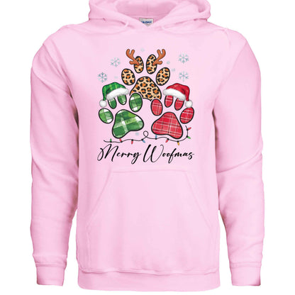 Merry Woofmas Holiday Hoodie for Dog Lovers - Festive Cozy Gift - Purrfect Pet Haven