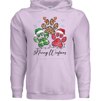 Merry Woofmas Holiday Hoodie for Dog Lovers - Festive Cozy Gift - Purrfect Pet Haven