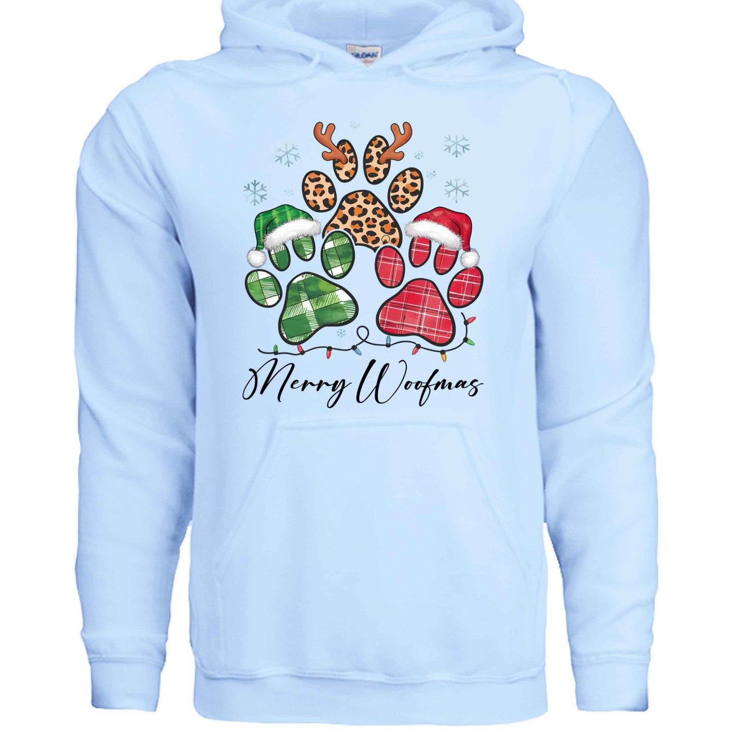 Merry Woofmas Holiday Hoodie for Dog Lovers - Festive Cozy Gift - Purrfect Pet Haven
