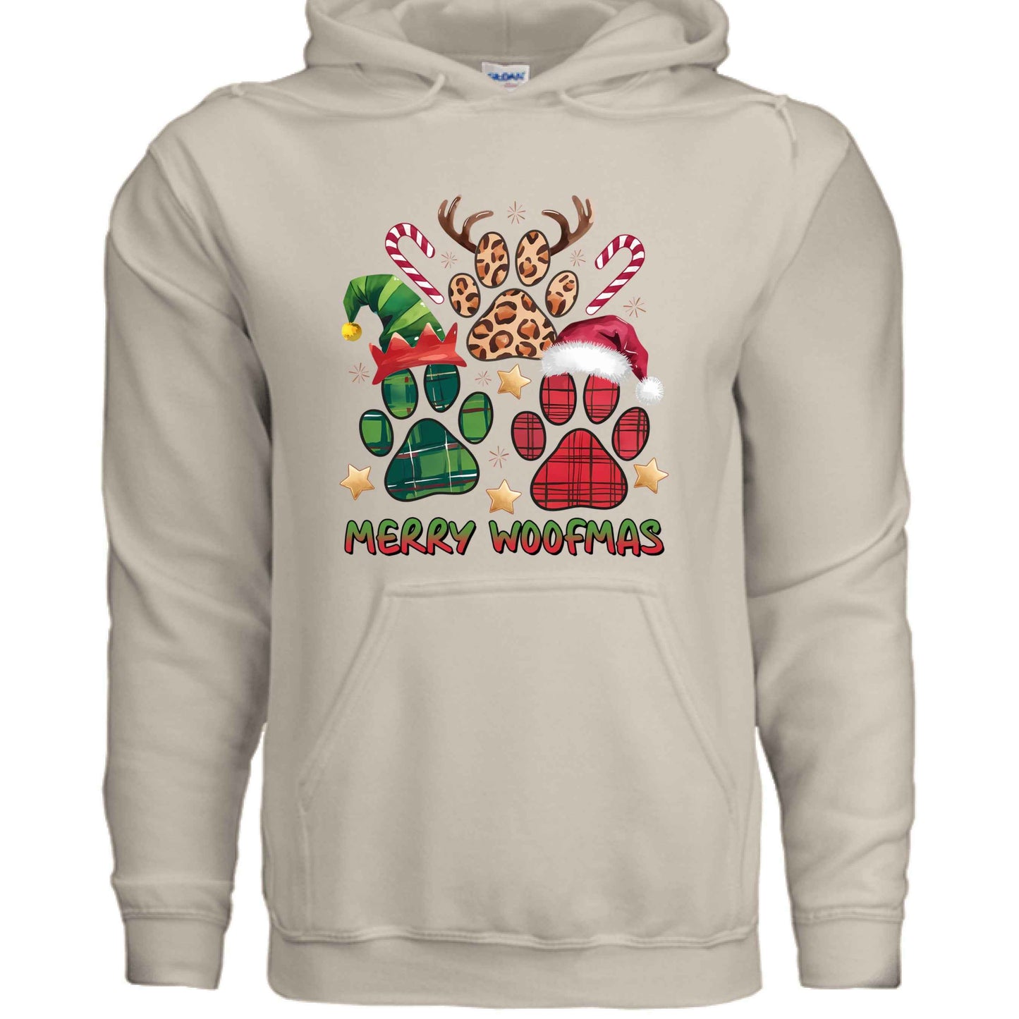 Merry Woofmas Holiday Hoodie with Reindeer Antlers for Dogs - Purrfect Pet Haven