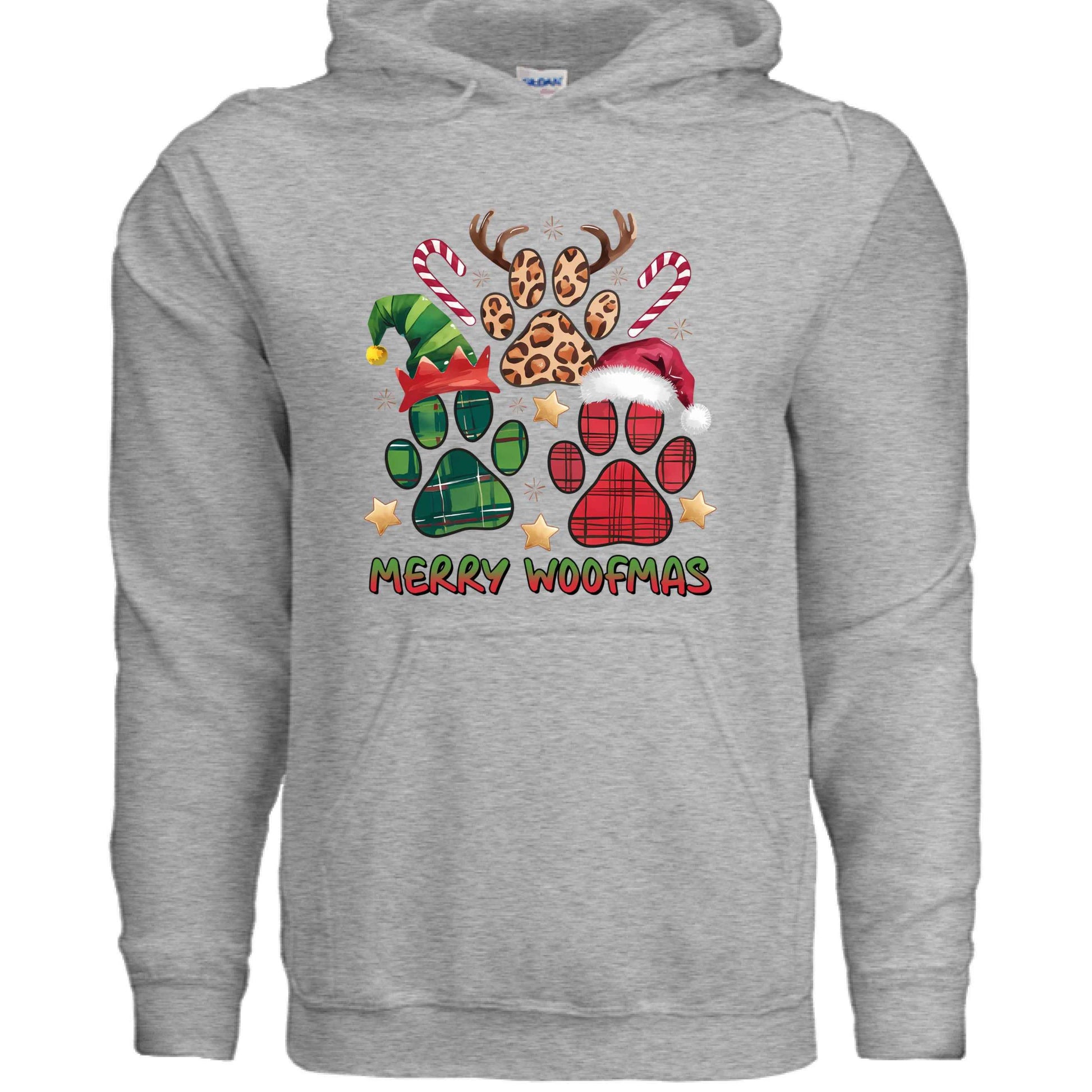 Merry Woofmas Holiday Hoodie with Reindeer Antlers for Dogs - Purrfect Pet Haven