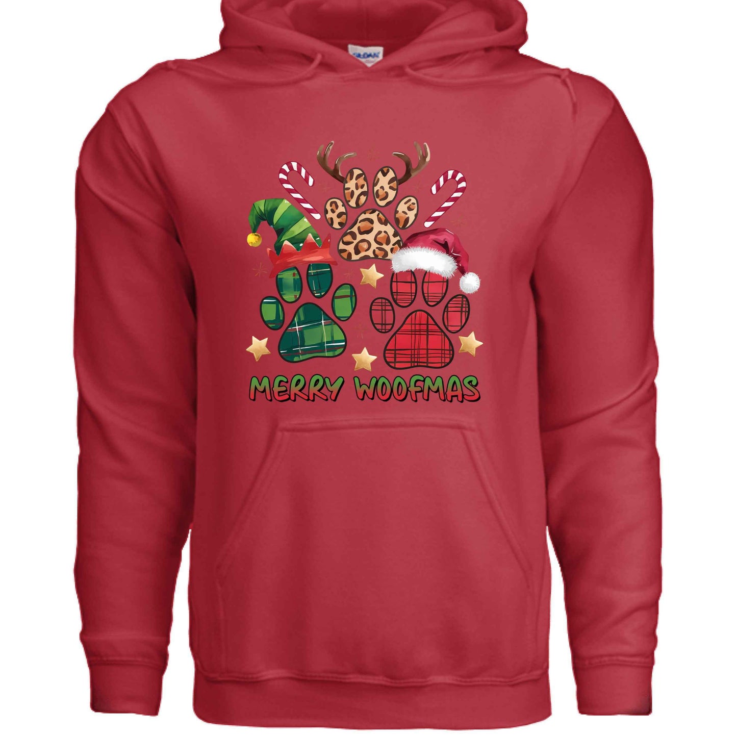 Merry Woofmas Holiday Hoodie with Reindeer Antlers for Dogs - Purrfect Pet Haven