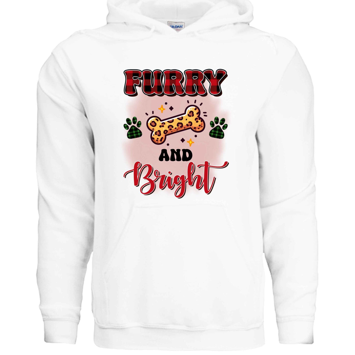 Furry and Bright Holiday Hoodie for Pet Lovers - Cozy Gift - Purrfect Pet Haven