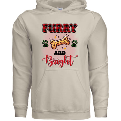 Furry and Bright Holiday Hoodie for Pet Lovers - Cozy Gift - Purrfect Pet Haven