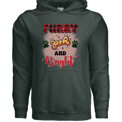 Furry and Bright Holiday Hoodie for Pet Lovers - Cozy Gift - Purrfect Pet Haven