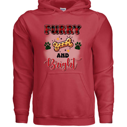 Furry and Bright Holiday Hoodie for Pet Lovers - Cozy Gift - Purrfect Pet Haven