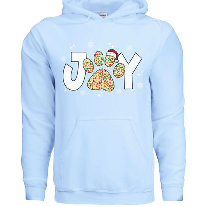 Joy Paw Hoodie - Festive Christmas Pet Lover Sweatshirt - Purrfect Pet Haven