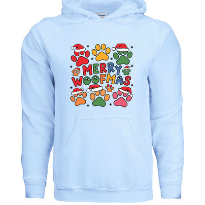 Woofmas Hoodie - Funny Christmas Dog Lover Sweatshirt - Purrfect Pet Haven