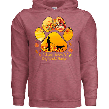 Autumn Leaves Dog Hoodie - Cozy Fall Pet Lover Sweatshirt - Purrfect Pet Haven
