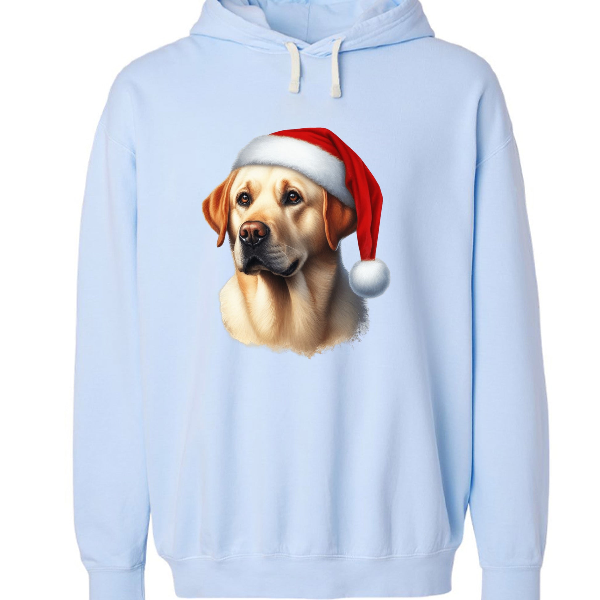 Golden Retriever Santa Hat - Comfort Colors Holiday Hoodie - Purrfect Pet Haven