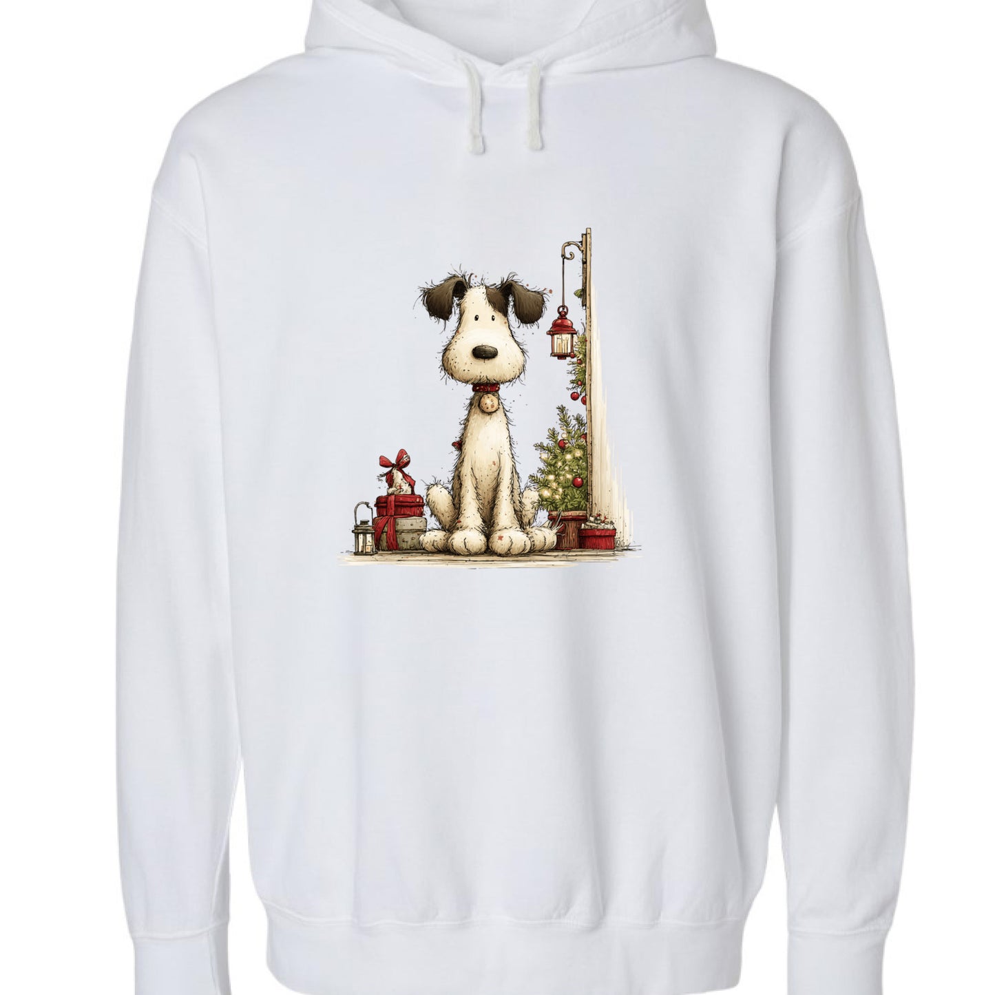 Whimsy Holiday Scene - Comfort Colors Festive Sweatshirt - Purrfect Pet Haven