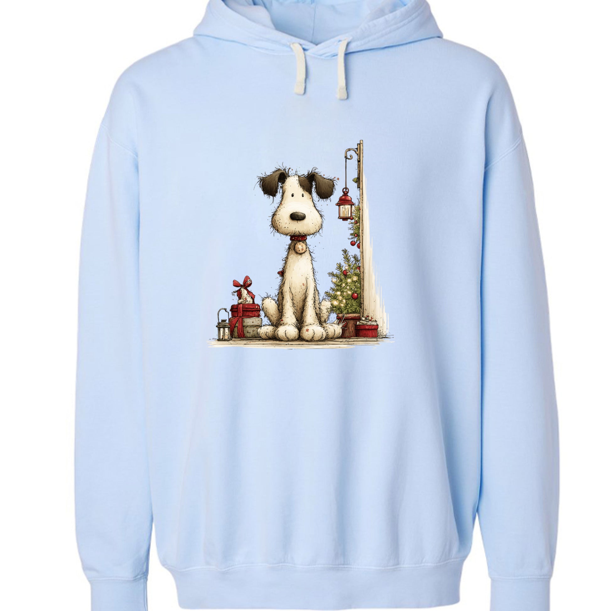 Whimsy Holiday Scene - Comfort Colors Festive Sweatshirt - Purrfect Pet Haven