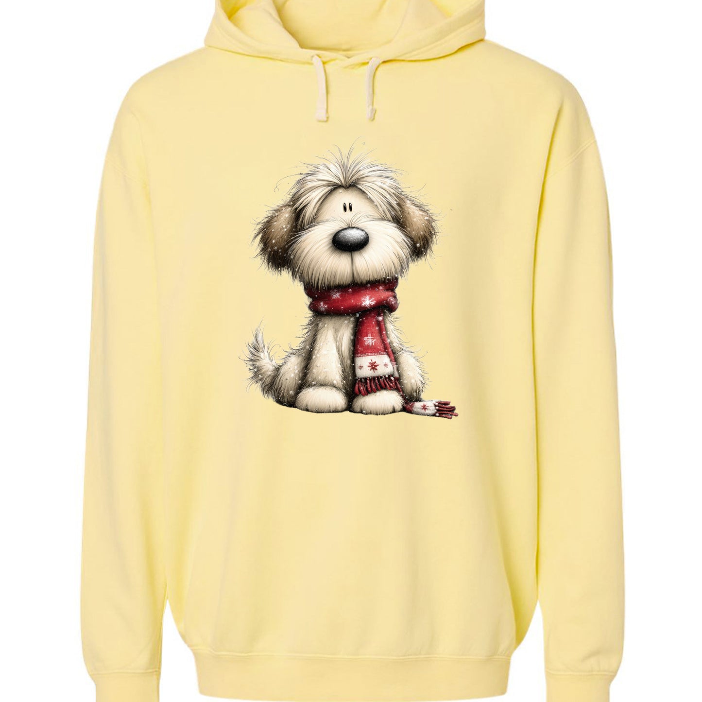 Whimsy Dog Scarf - Comfort Colors Cozy Sweatshirt - Purrfect Pet Haven