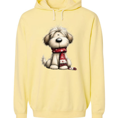 Whimsy Dog Scarf - Comfort Colors Cozy Sweatshirt - Purrfect Pet Haven