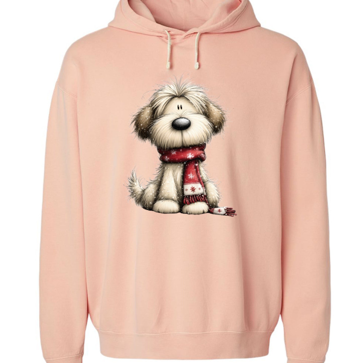 Whimsy Dog Scarf - Comfort Colors Cozy Sweatshirt - Purrfect Pet Haven