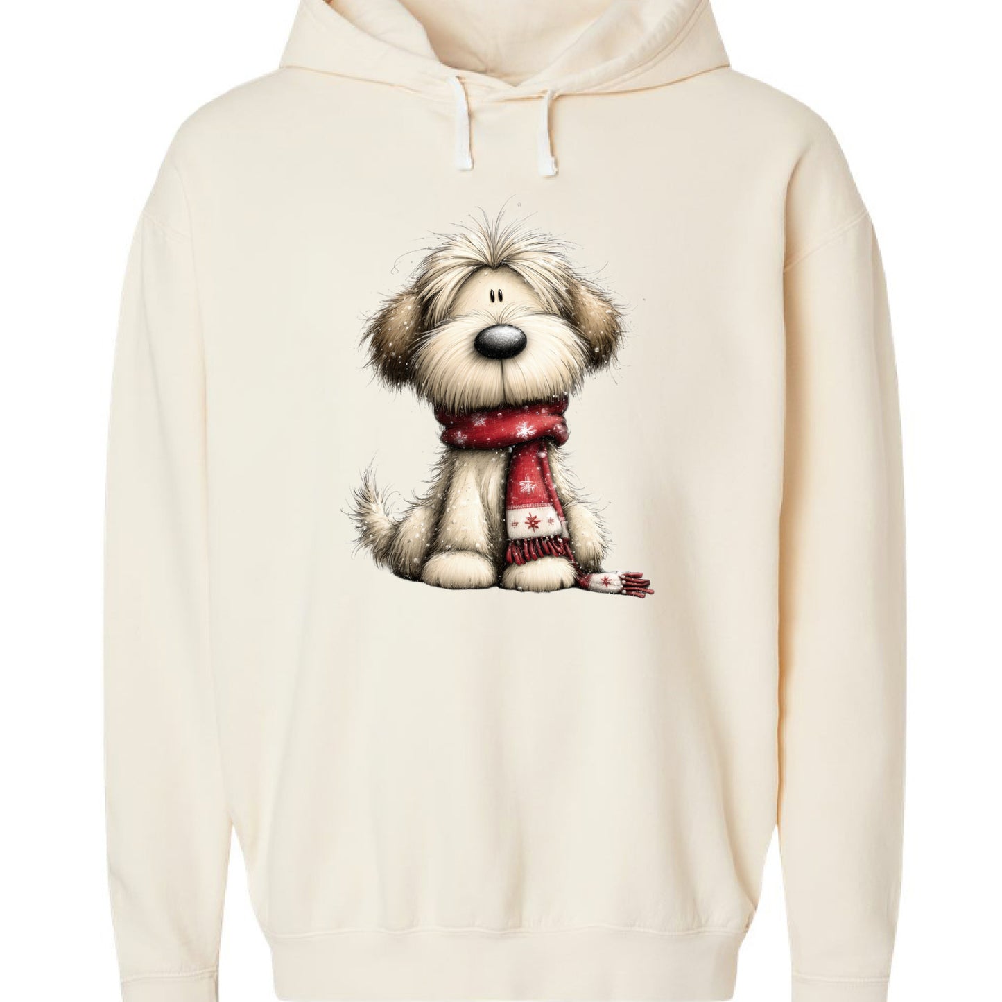 Whimsy Dog Scarf - Comfort Colors Cozy Sweatshirt - Purrfect Pet Haven