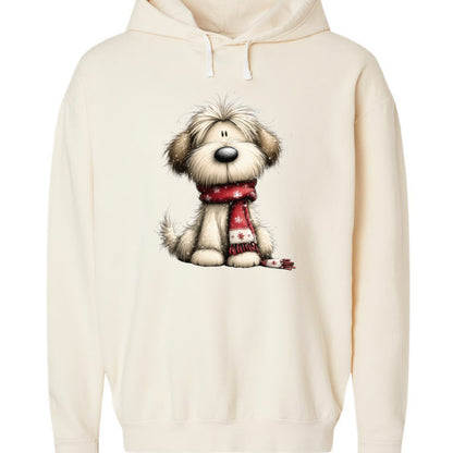 Whimsy Dog Scarf - Comfort Colors Cozy Sweatshirt - Purrfect Pet Haven