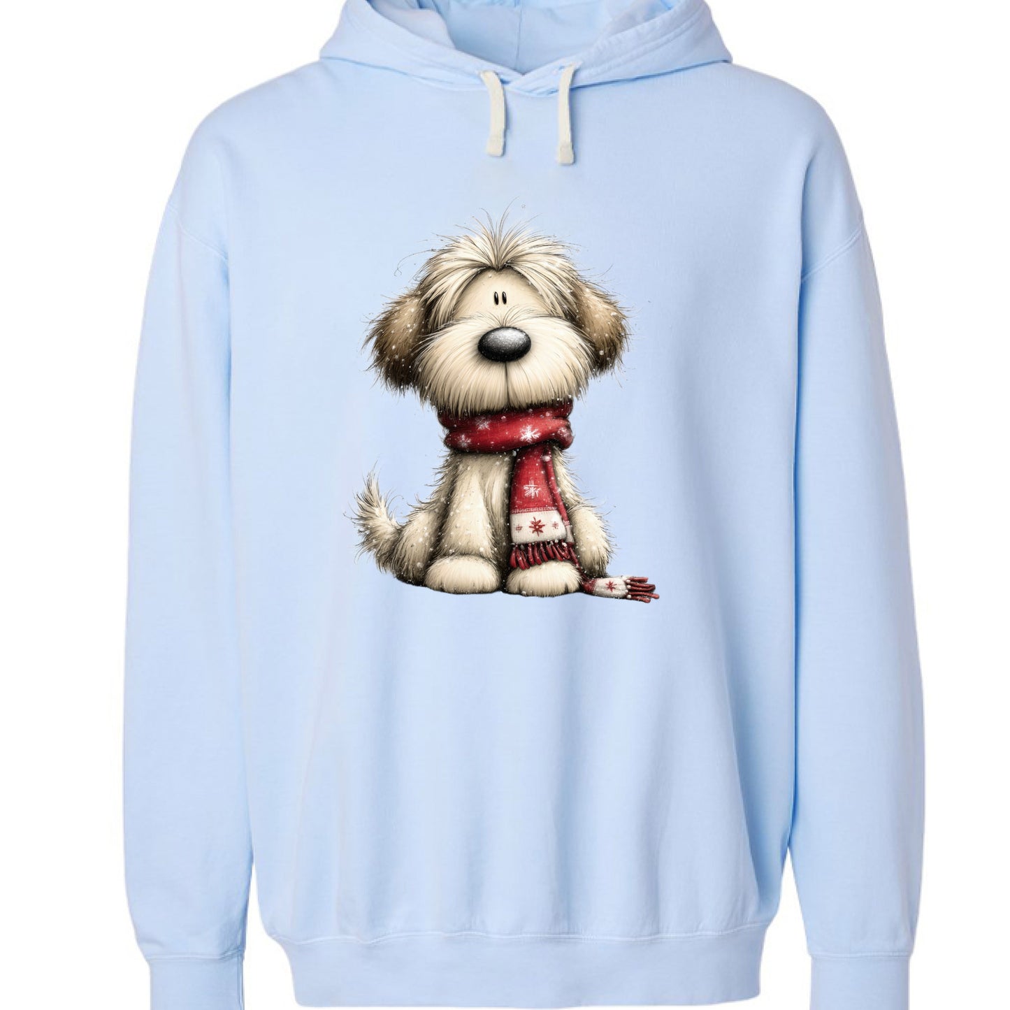 Whimsy Dog Scarf - Comfort Colors Cozy Sweatshirt - Purrfect Pet Haven