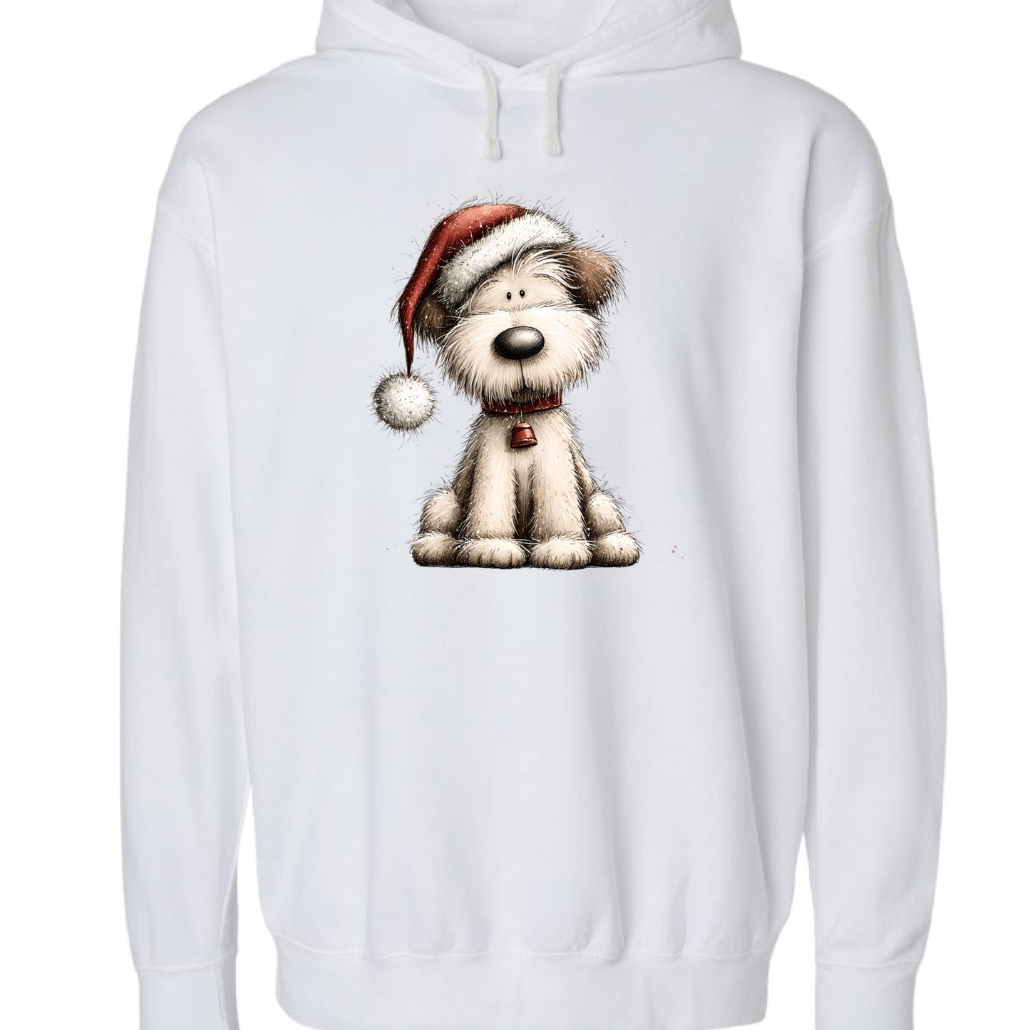 Whimsy Santa Hat - Comfort Colors Holiday Sweatshirt - Purrfect Pet Haven