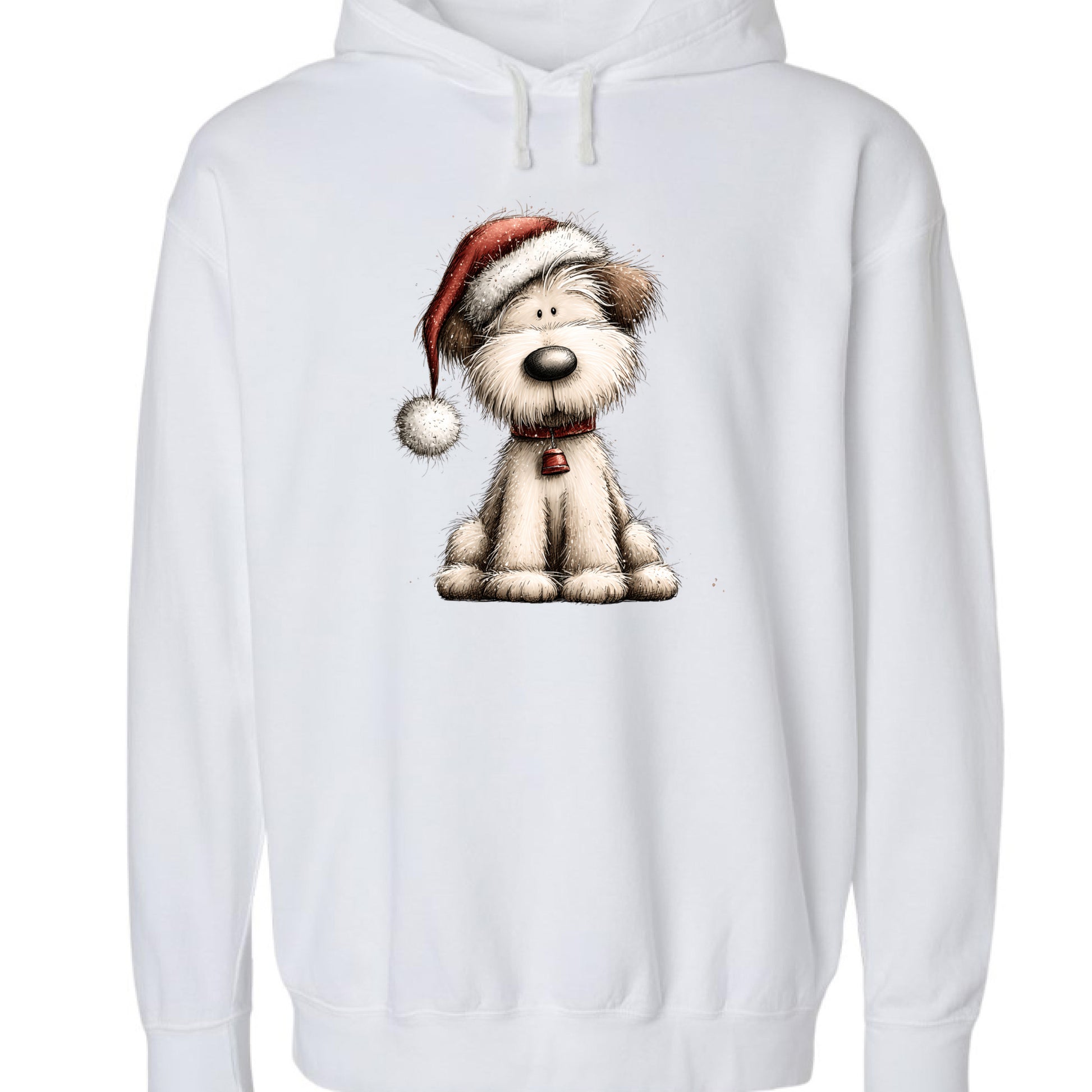 Whimsy Santa Hat - Comfort Colors Holiday Sweatshirt - Purrfect Pet Haven