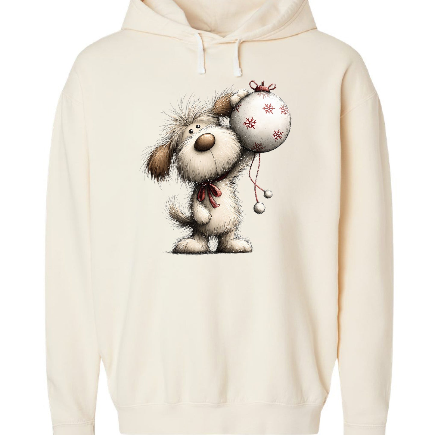 Whimsy Dog Ornament - Comfort Colors Holiday Sweatshirt - Purrfect Pet Haven