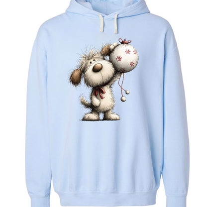 Whimsy Dog Ornament - Comfort Colors Holiday Sweatshirt - Purrfect Pet Haven