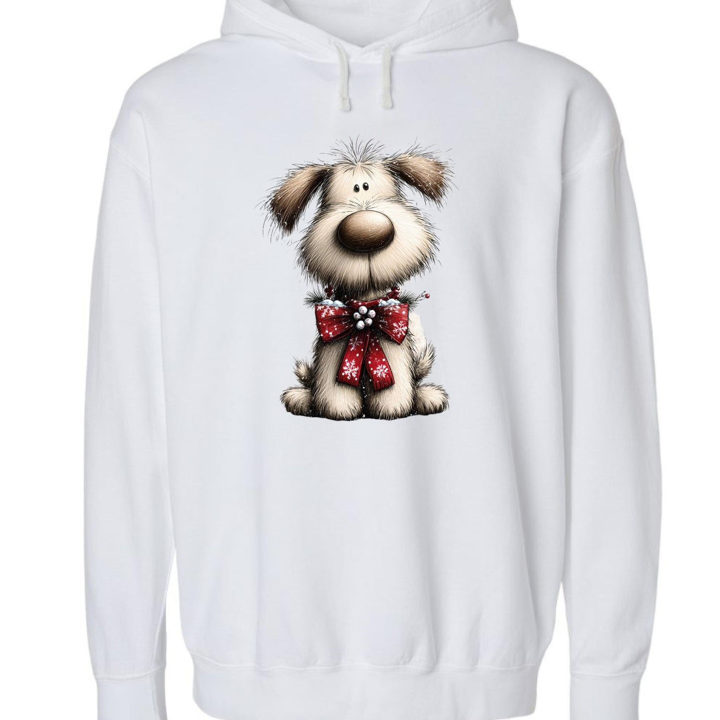 Comfort Colors Whimsy Ribbon Pup Hoodie - Purrfect Pet Haven