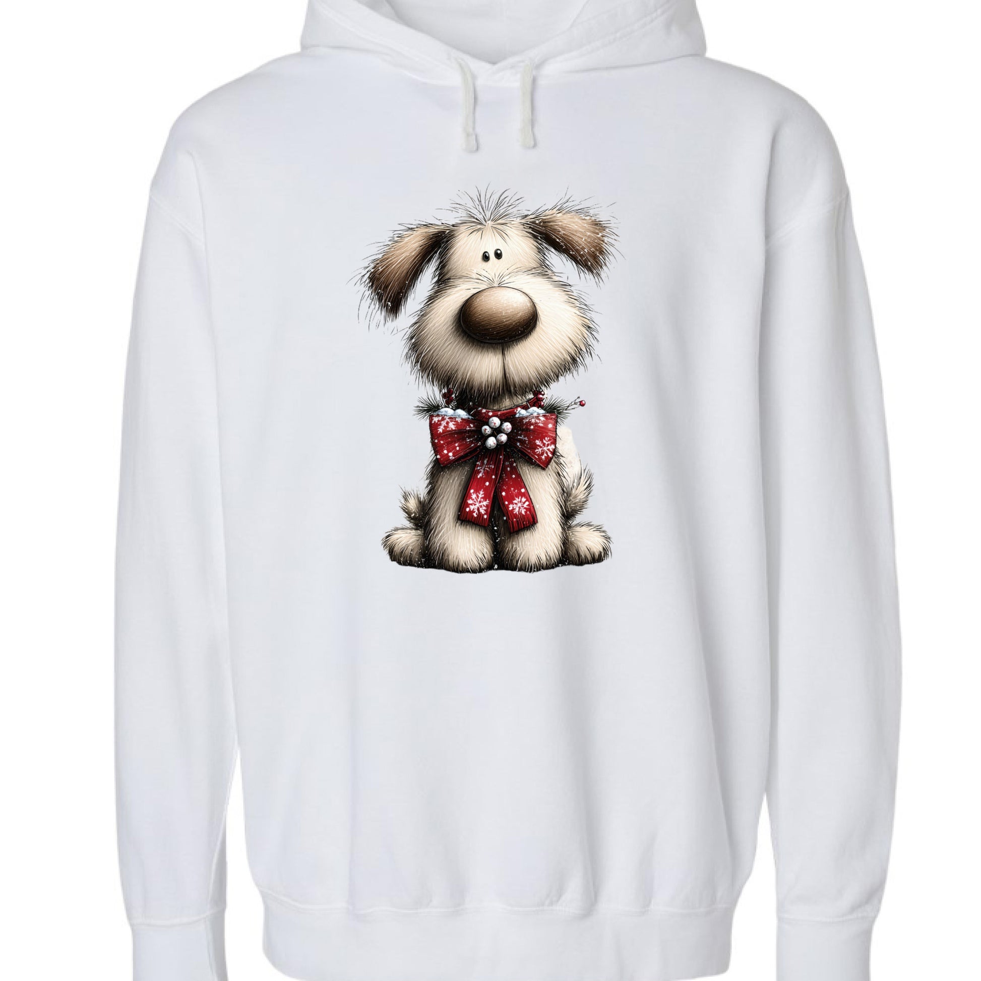 Comfort Colors Whimsy Ribbon Pup Hoodie - Purrfect Pet Haven