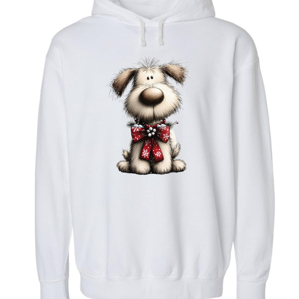 Comfort Colors Whimsy Ribbon Pup Hoodie - Purrfect Pet Haven