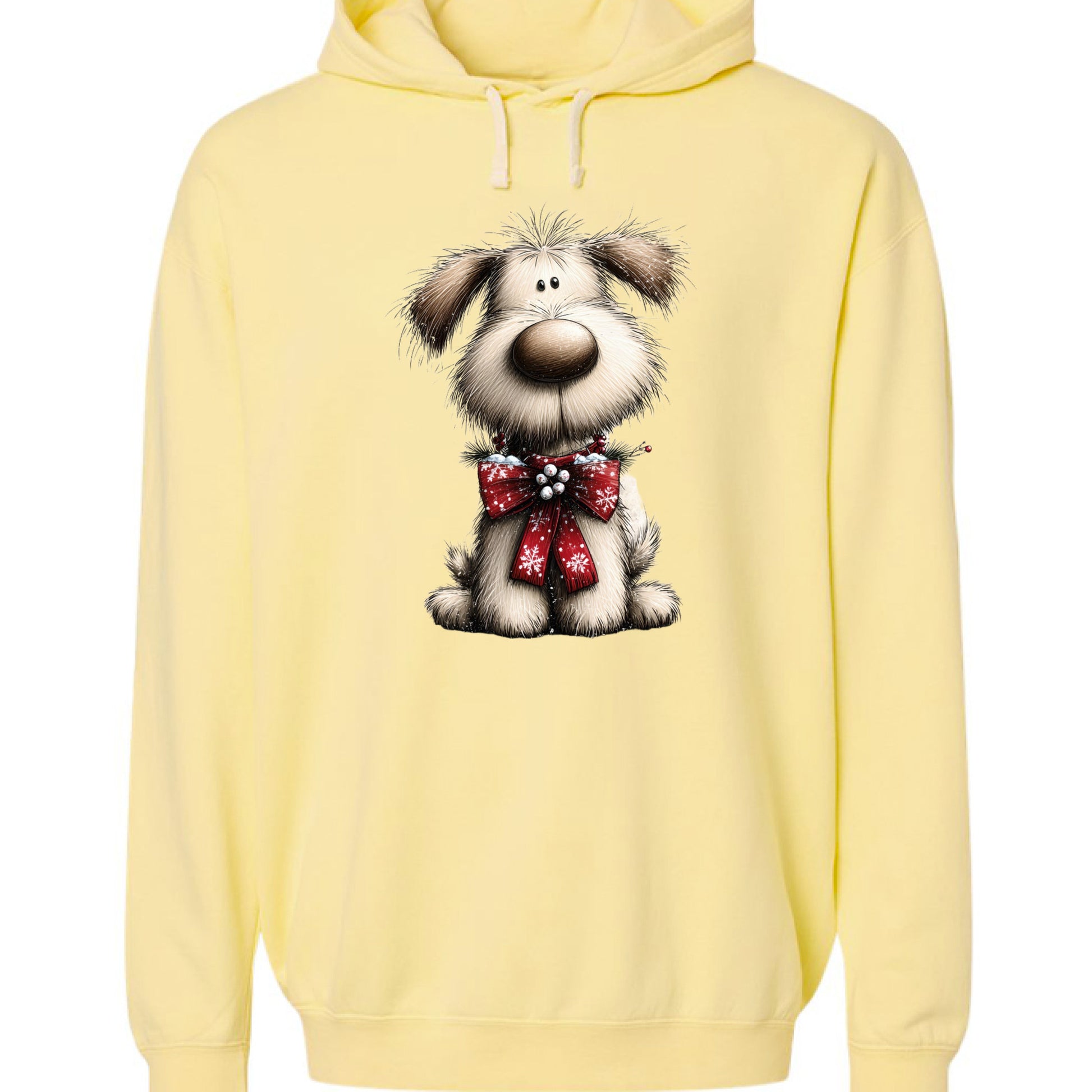 Comfort Colors Whimsy Ribbon Pup Hoodie - Purrfect Pet Haven