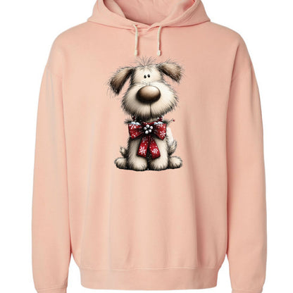 Comfort Colors Whimsy Ribbon Pup Hoodie - Purrfect Pet Haven
