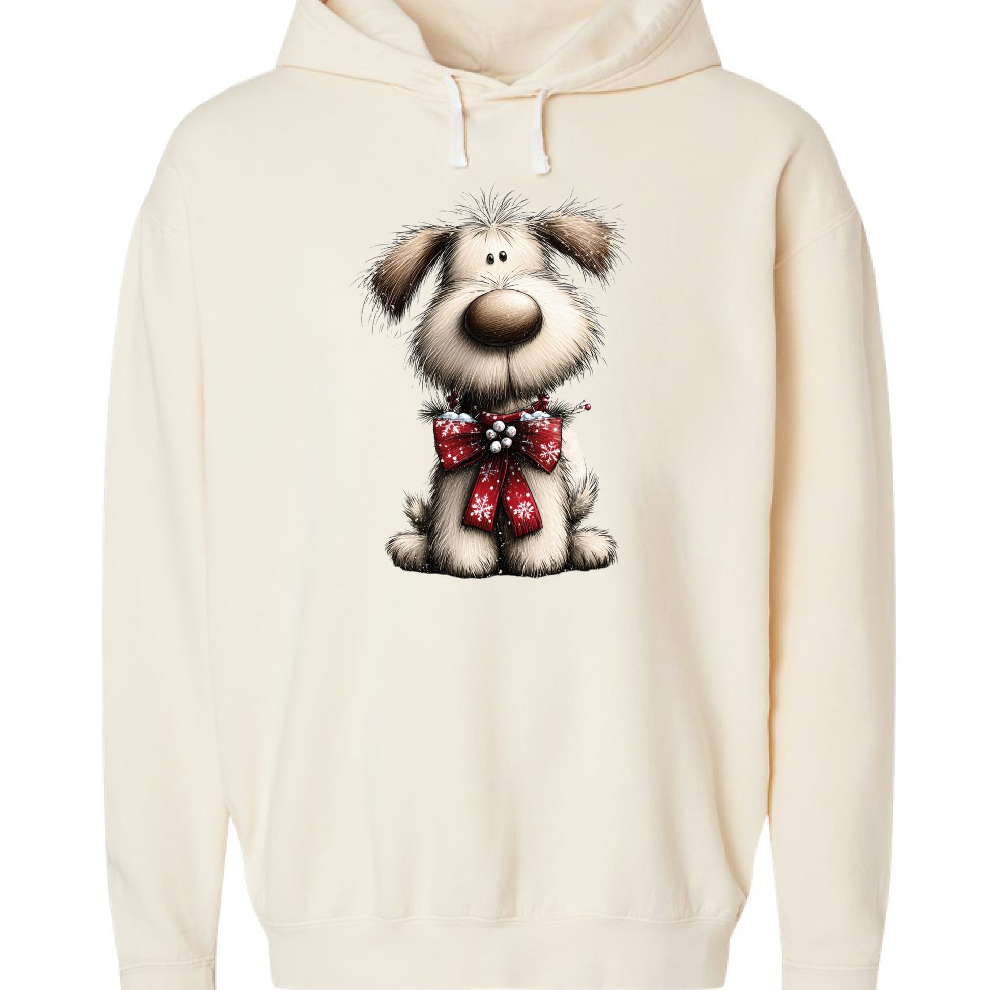 Comfort Colors Whimsy Ribbon Pup Hoodie - Purrfect Pet Haven