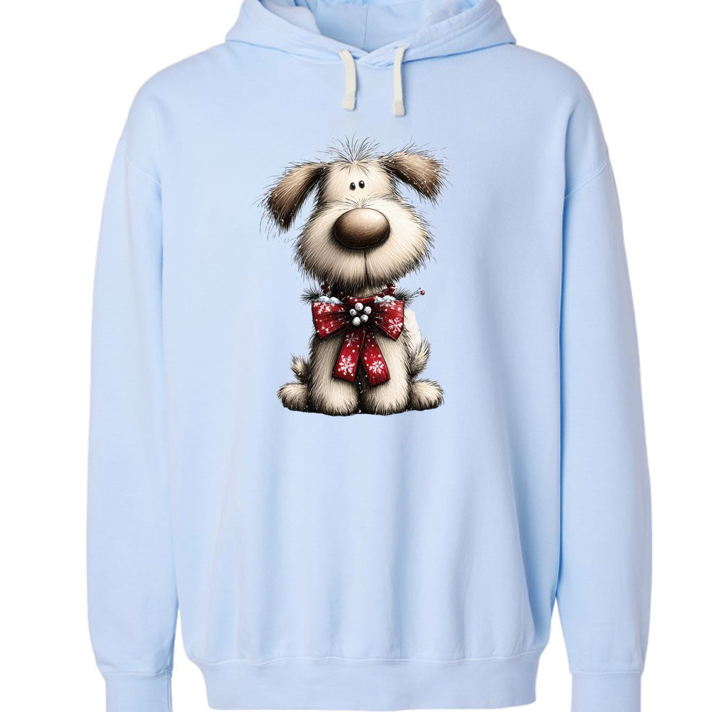 Comfort Colors Whimsy Ribbon Pup Hoodie - Purrfect Pet Haven