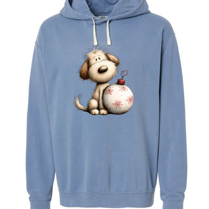 Comfort Colors Whimsy Ornament Pup Hoodie - Purrfect Pet Haven