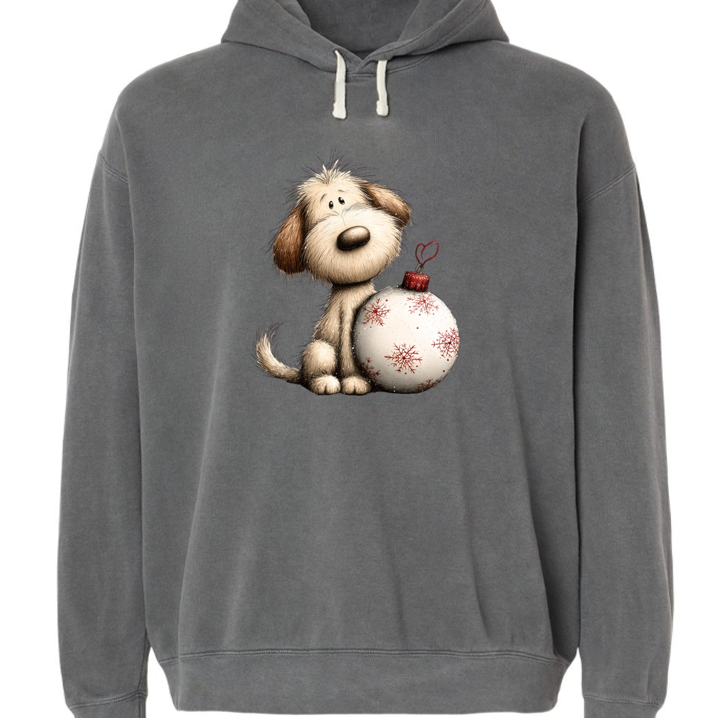 Comfort Colors Whimsy Ornament Pup Hoodie - Purrfect Pet Haven