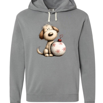 Comfort Colors Whimsy Ornament Pup Hoodie - Purrfect Pet Haven